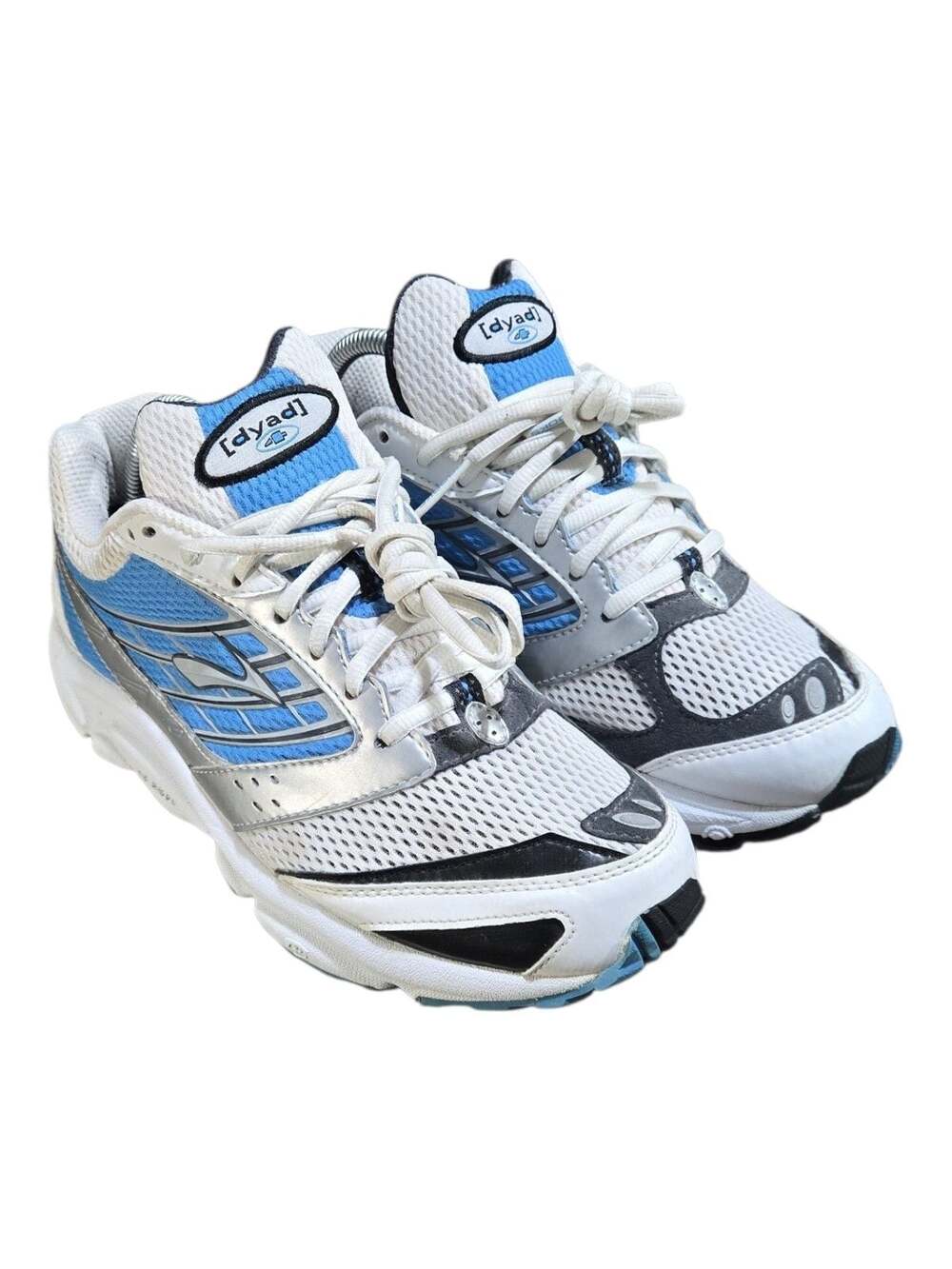 Brooks Dyad 4 Running Shoes White Blue Women's Size 9.5